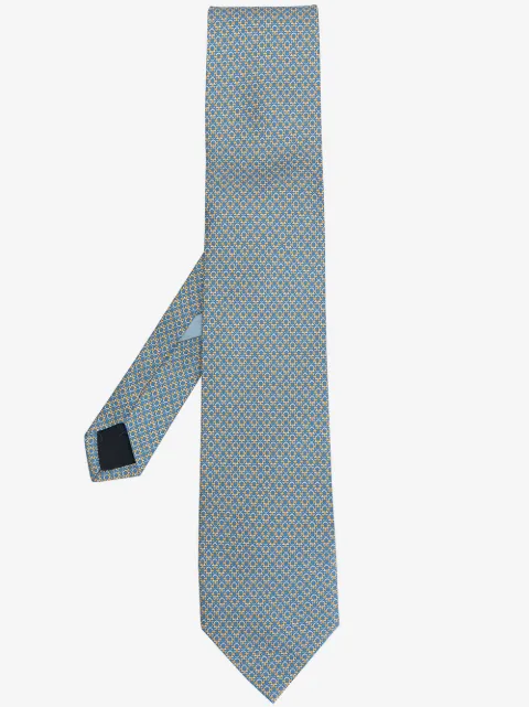 Ferragamo Krawatte mit Gancini-Muster