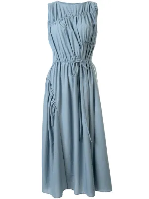 alc renzo dress blue Renzo II Satin Pleated Dress main image 0