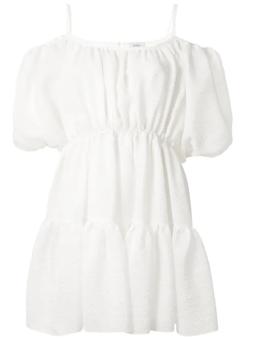 Robe courte à manches bouffantes - Goen.J - Modalova