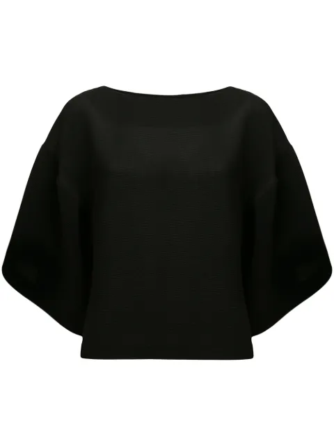 Goen.J boat neck wide-sleeved top