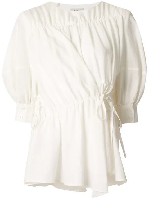 Goen.J multi-directional ruched blouse