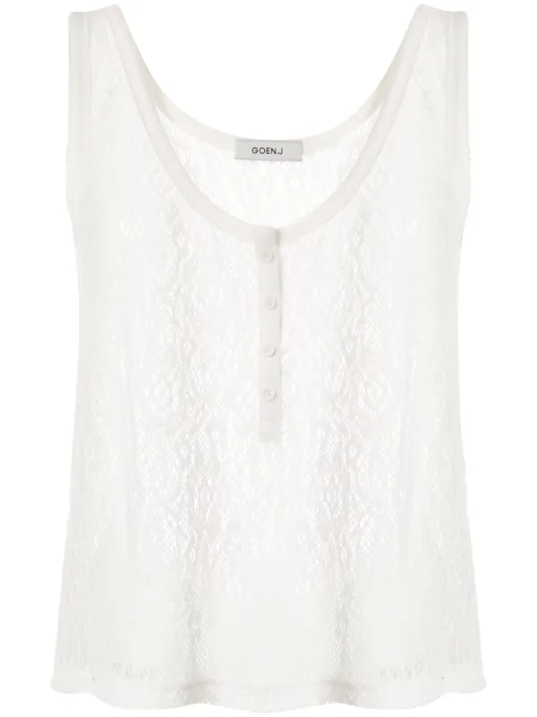 crochet lace tank top