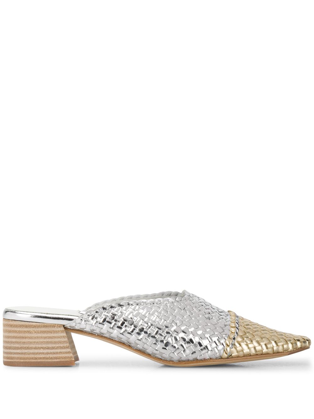 фото Miista woven effect mules