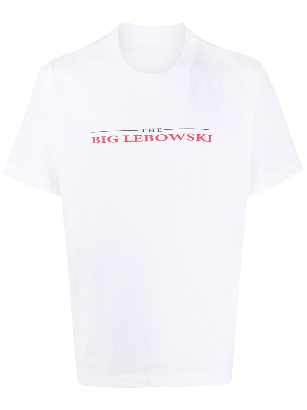 Sacai The Big Lebowski Crew Neck T-shirt In White | ModeSens