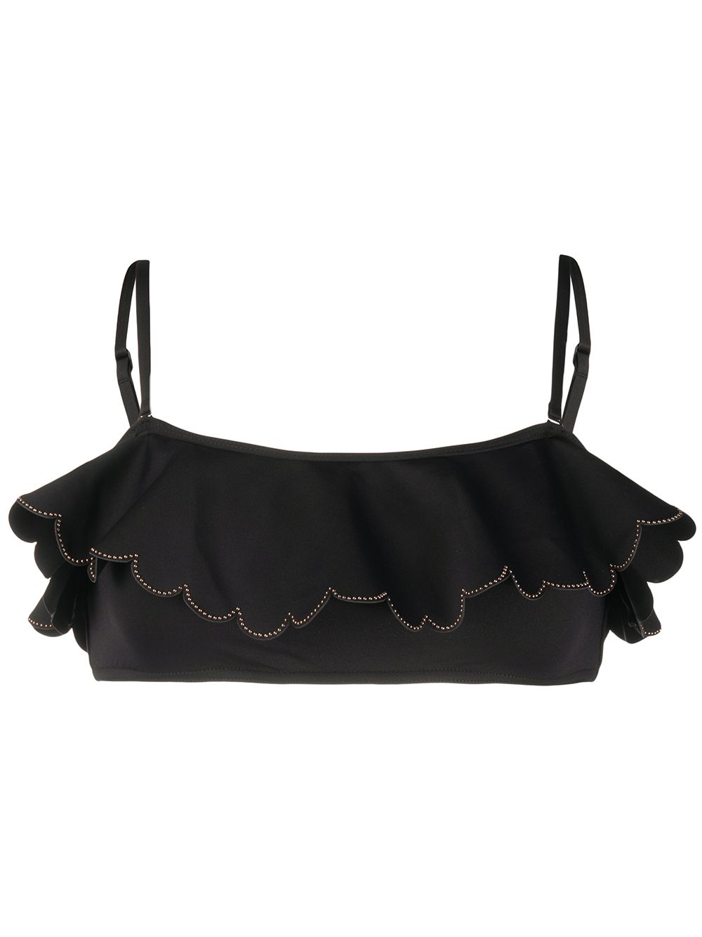 ZIMMERMANN FRILL STUDDED BIKINI TOP