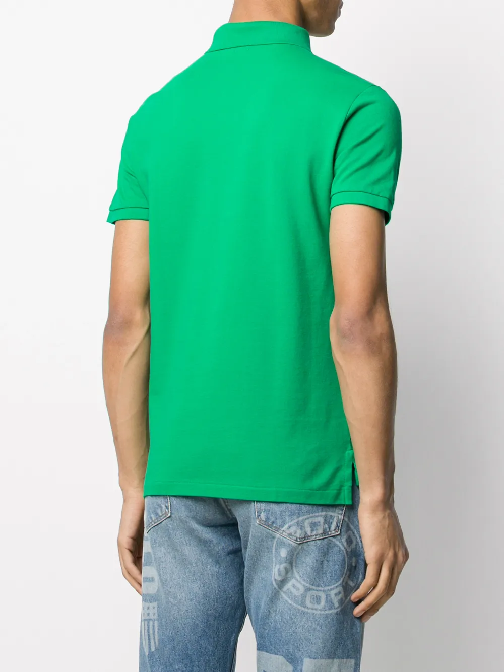 фото Polo ralph lauren рубашка-поло с вышитым логотипом