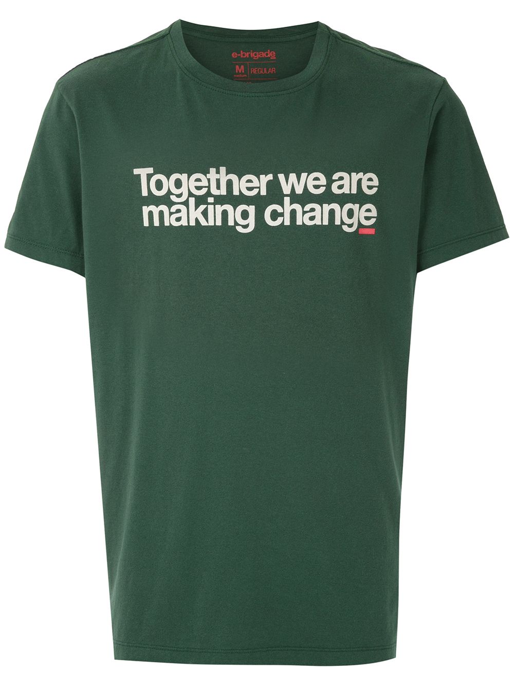 Osklen T-shirt Mit Slogan-print In Green