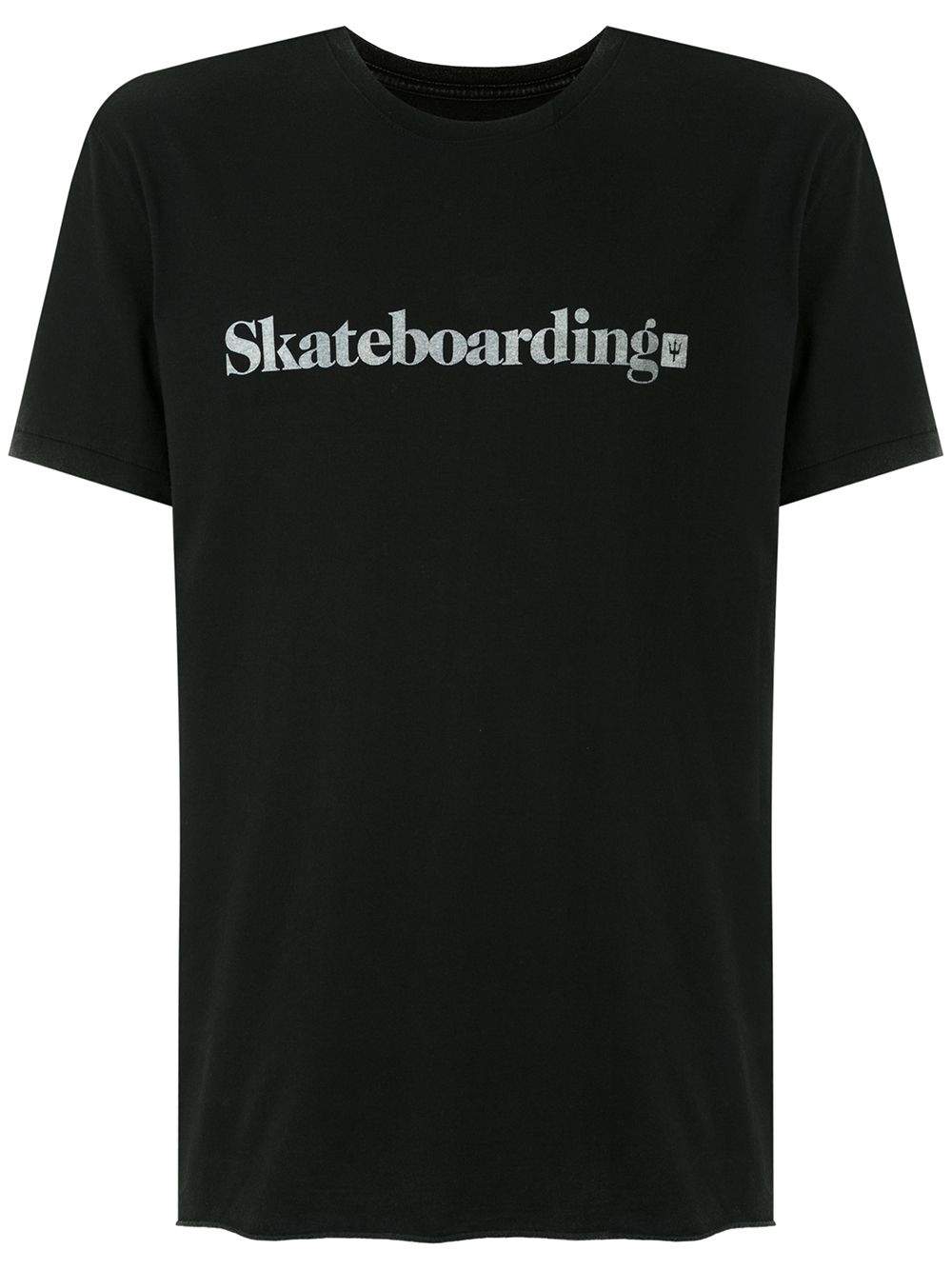 Shop Osklen Slogan-print T-shirt In Black