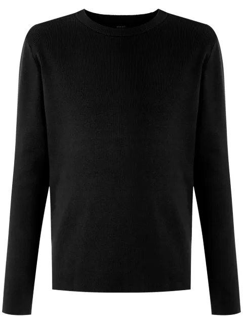Osklen crew neck ribbed jumper