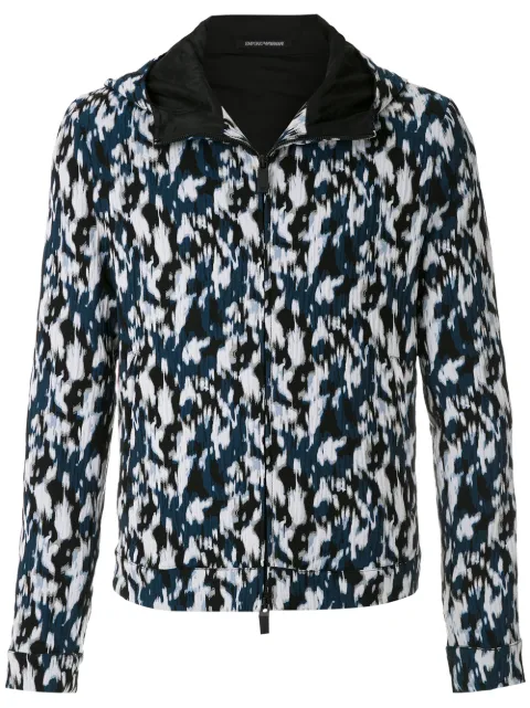 armani all over print jacket