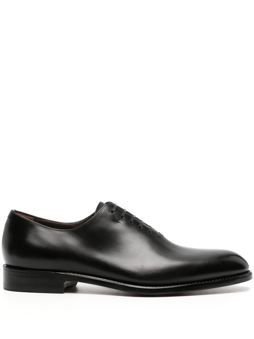 Ferragamo calf leather Oxford shoes - Black