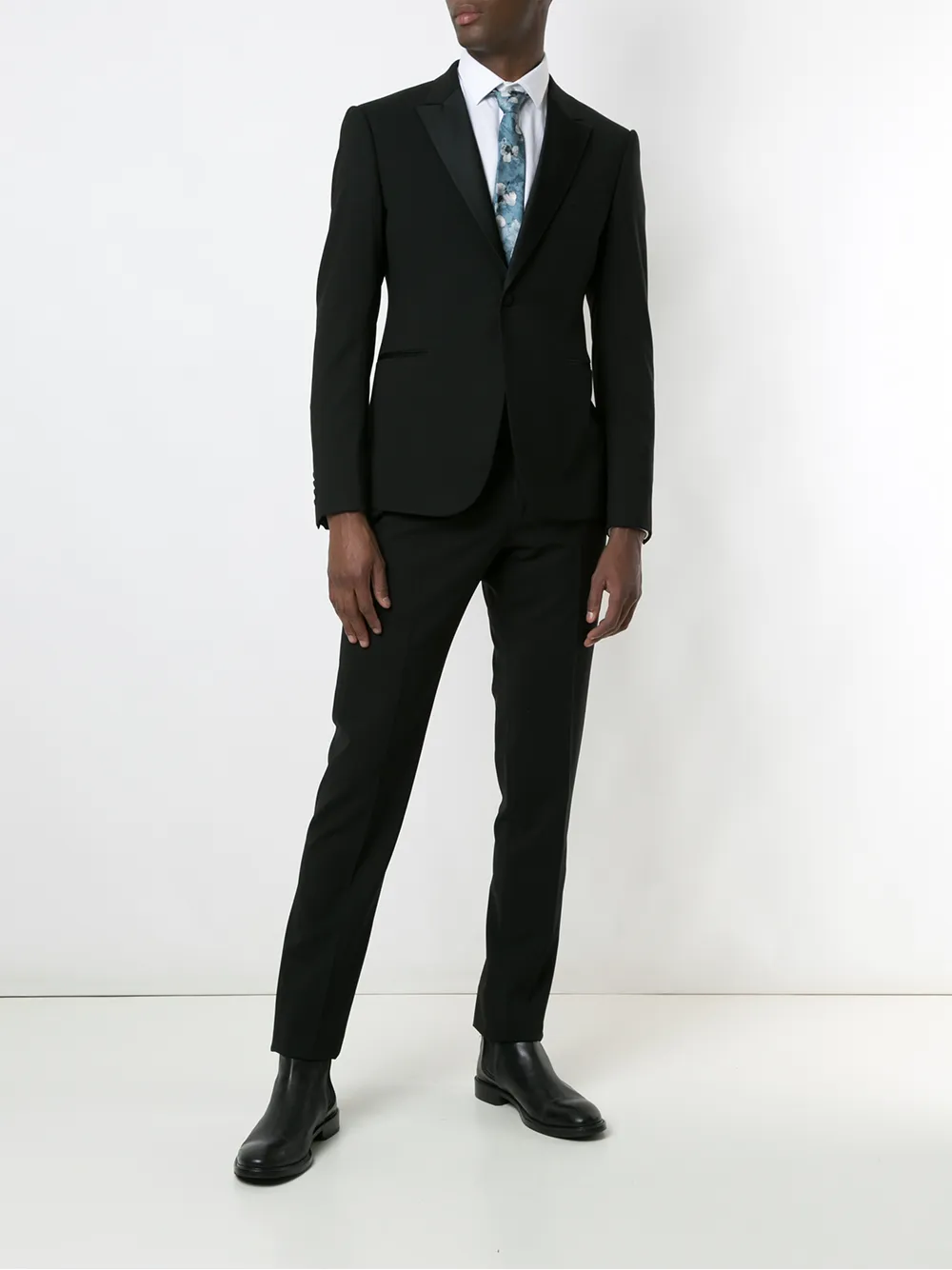  Emporio Armani Fitted Two-piece Suit - Black 