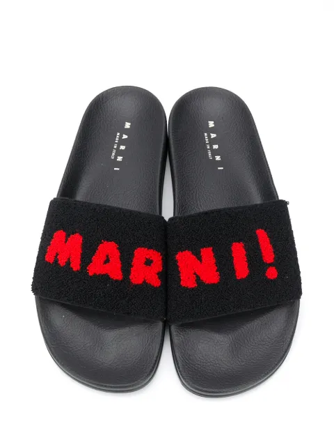 Marni Logo Slides - Farfetch