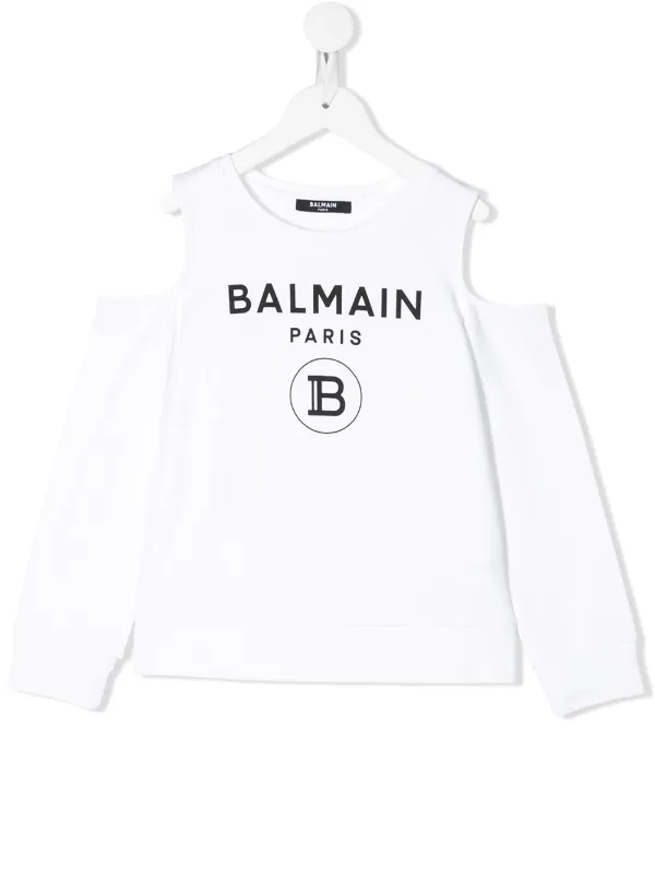 black cold shoulder sweatshirt