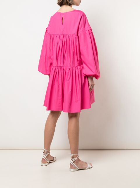 Shop Adam Lippes Kleid Im Oversized-look In Pink