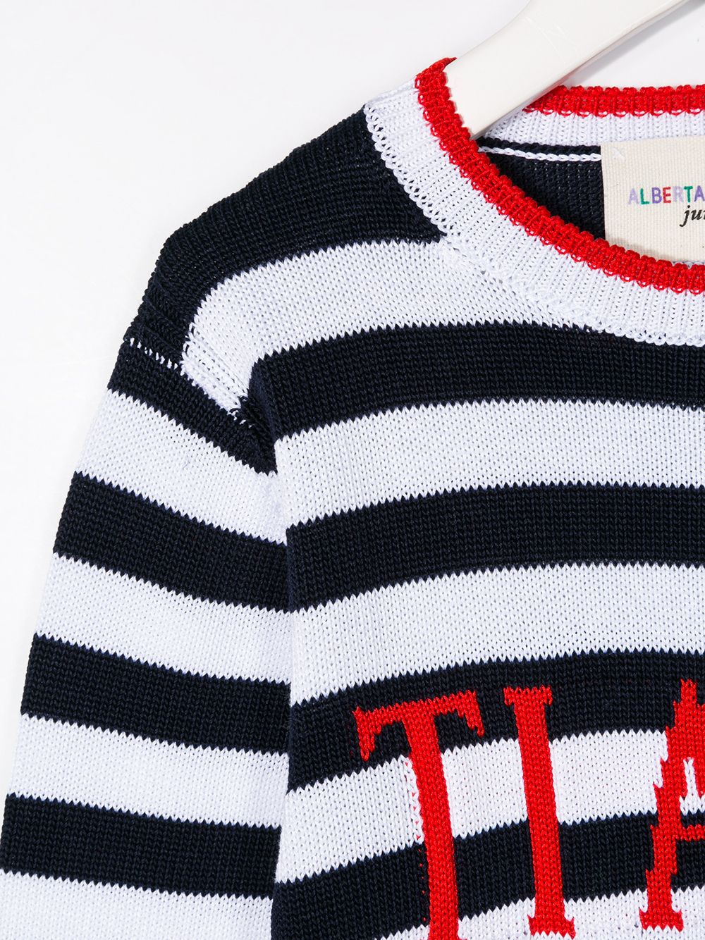 фото Alberta ferretti kids ti amo striped jumper