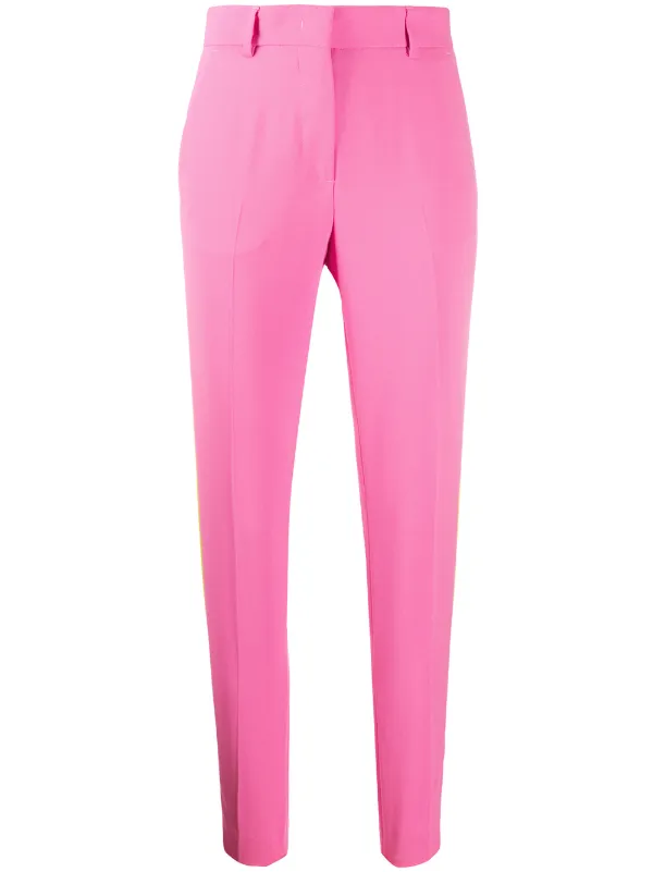 pink skinny trousers