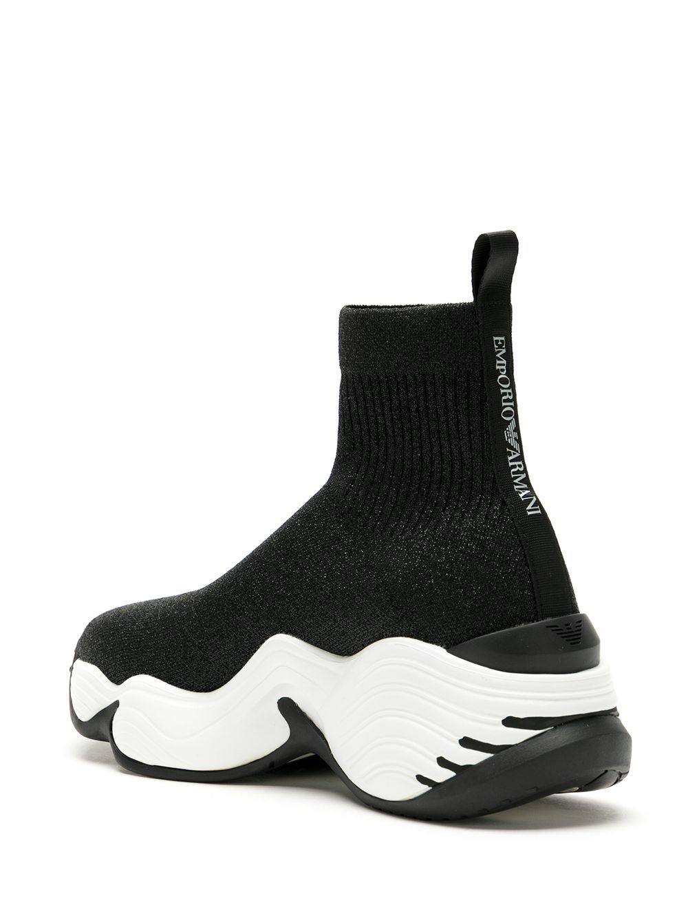 Emporio Armani high-top sock sneakers 