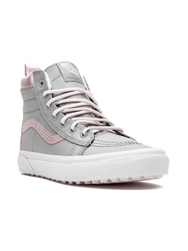 Shop pink Vans Sk8 Hi Mte sneakers with 