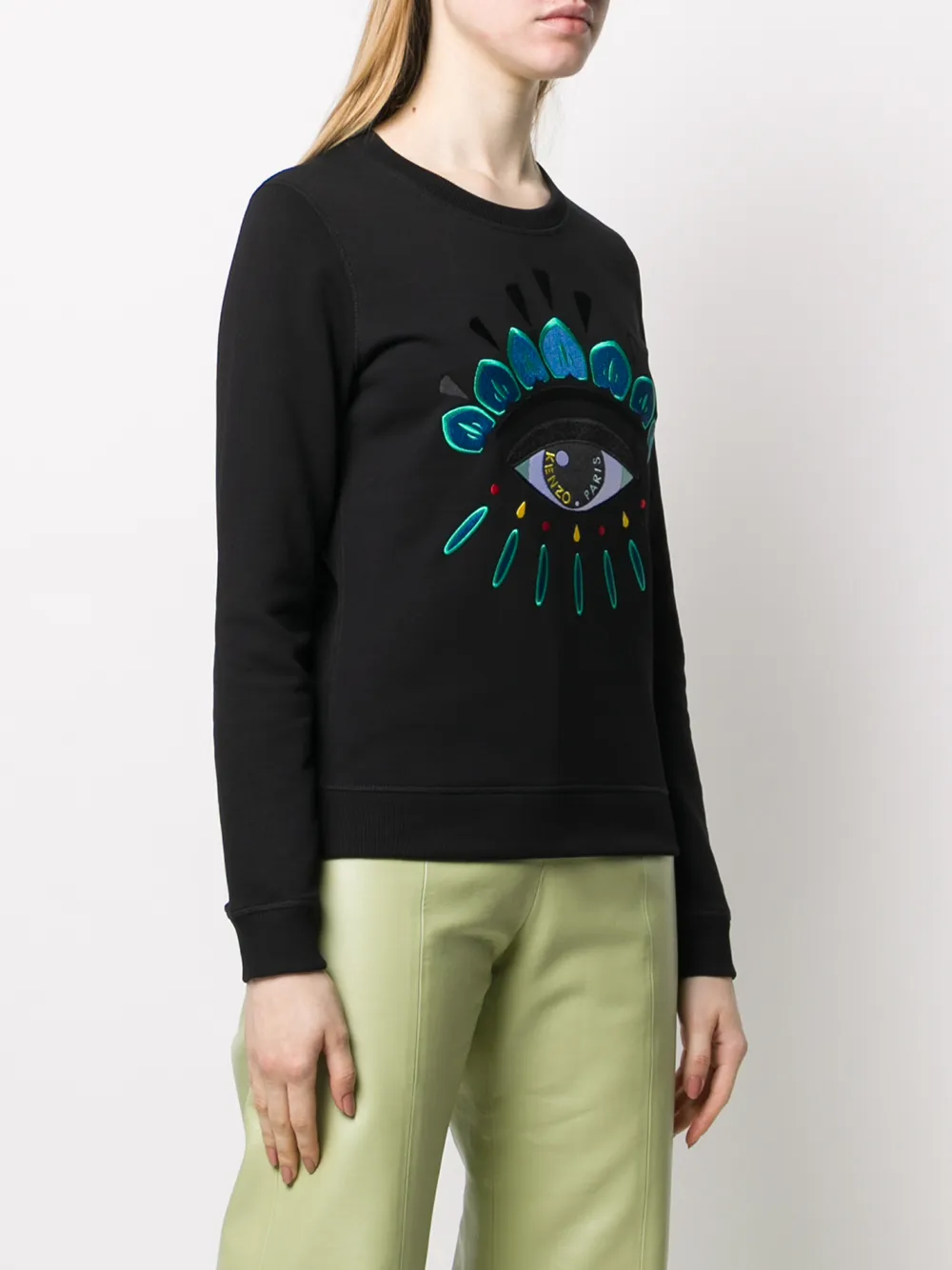 фото Kenzo eye embroidered sweatshirt