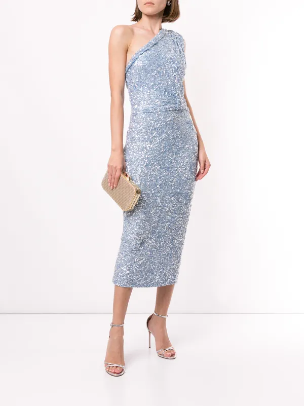 Rachel Gilbert Reed Embellished Midi 
