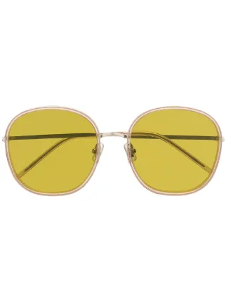Gentle Monster Rimo PC1 round frame Sunglasses Farfetch