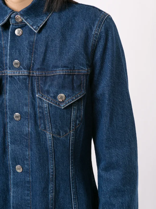 helmut lang denim dress