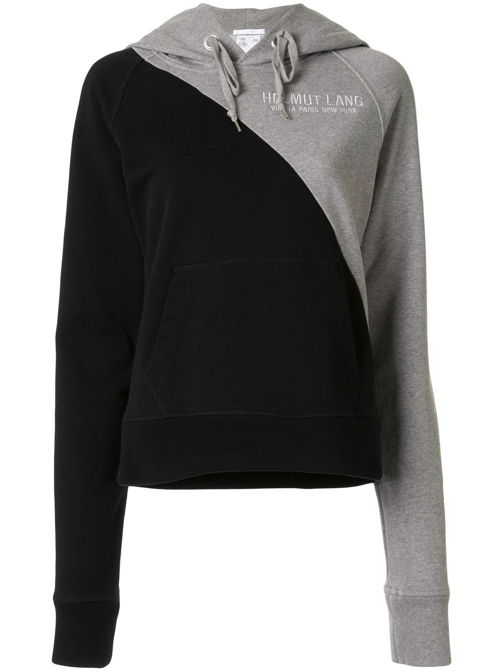 фото Helmut lang embroidered colour-block hoodie