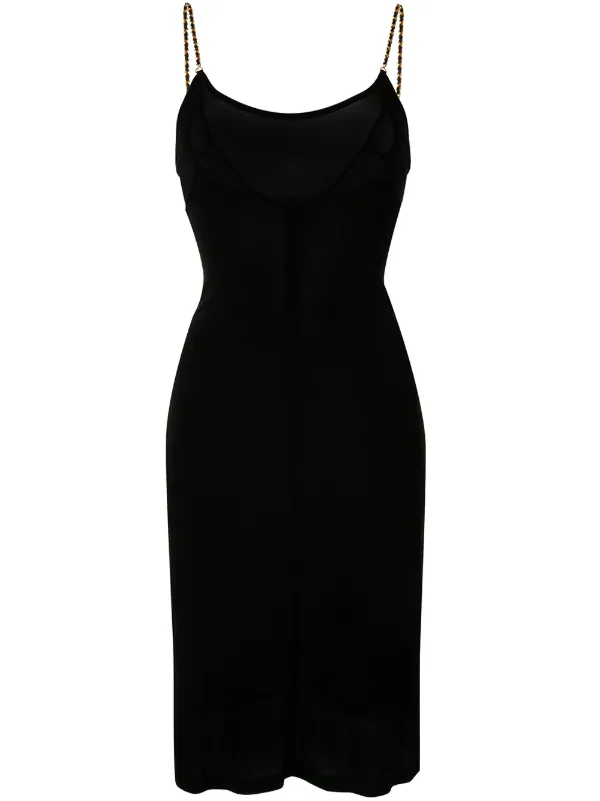 chanel slip dress
