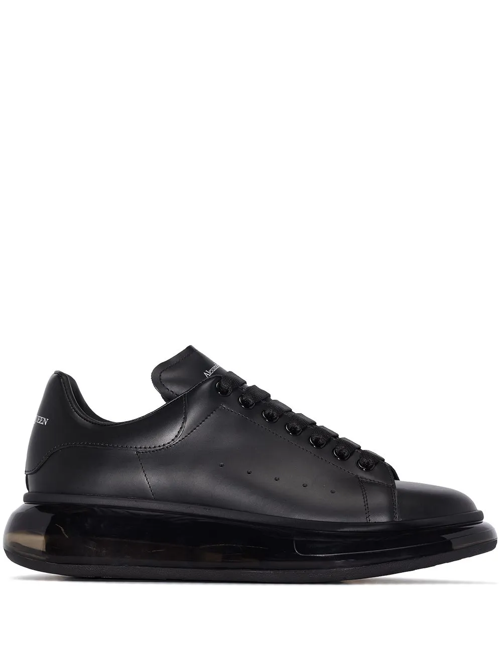 

Alexander McQueen clear sole low-top sneakers - Black