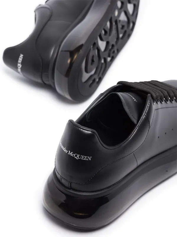 Alexander McQueen Black  Dress shoes men, Alexander mcqueen