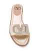 Valentino Garavani VLOGO crystal-embellished slides