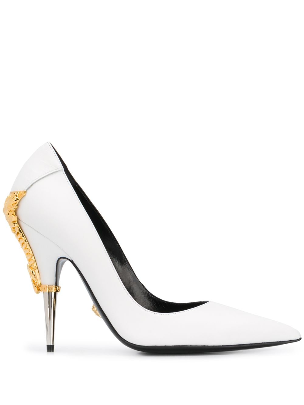 VERSACE VIRTUS PLAQUE PUMPS