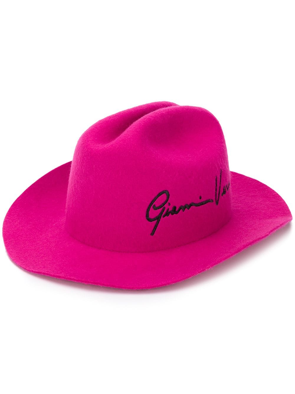 Versace Gv Signature Cowboy Hat In Pink