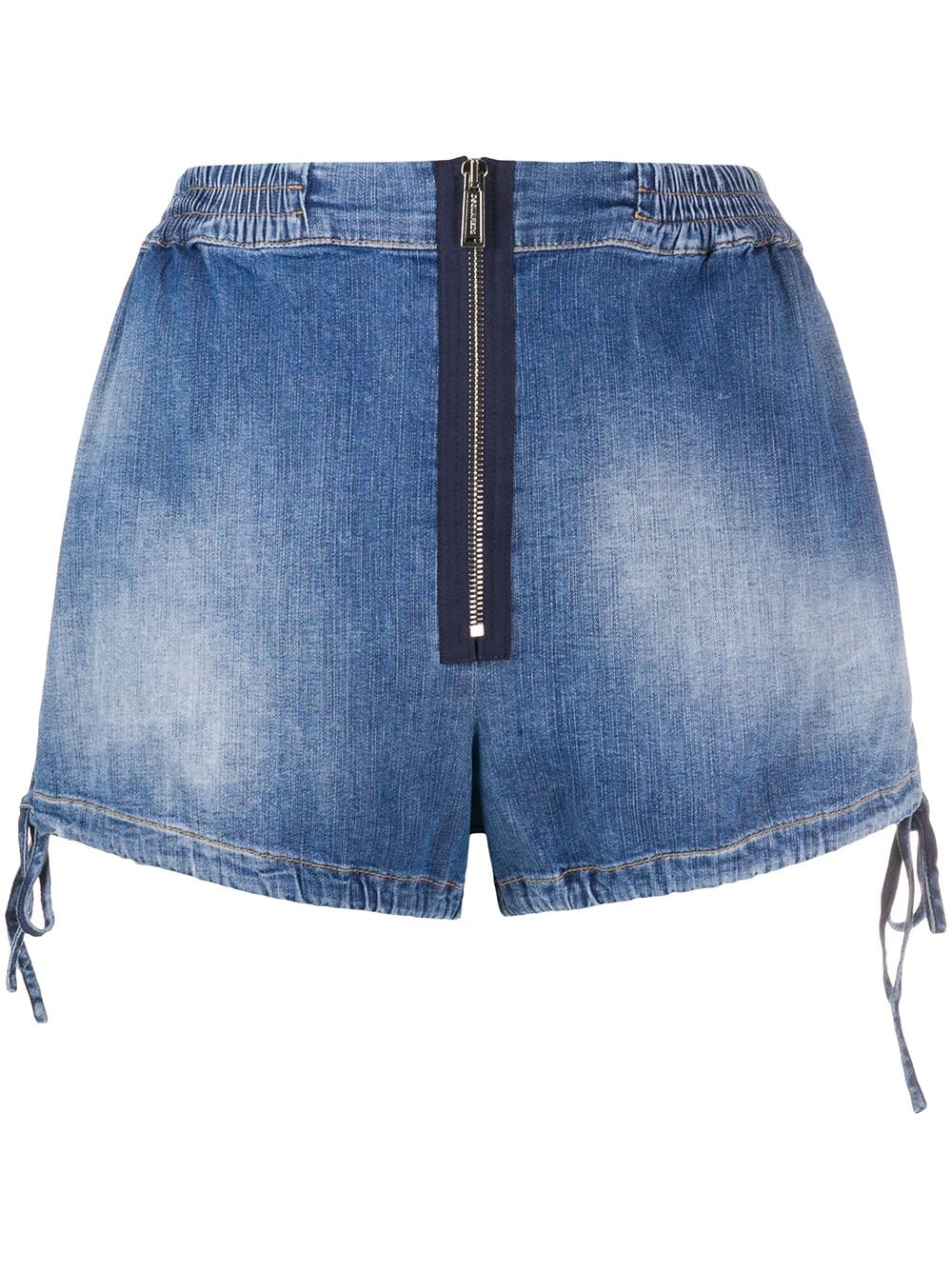 Dsquared2 Denim Short Shorts In Blue