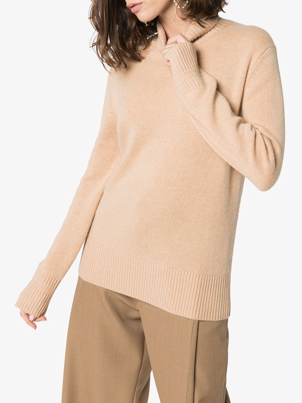 фото Ply-knits кашемировый свитер с высоким воротником