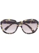 الصورة 1 من Celine Eyewear tortoise shell round sunglasses