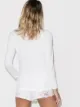 La Perla Souple  lace-trim cotton pyjama top