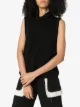 Ply-Knits sleeveless cashmere turtleneck top