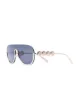 Versace Eyewear Medusa aviator-frame sunglasses
