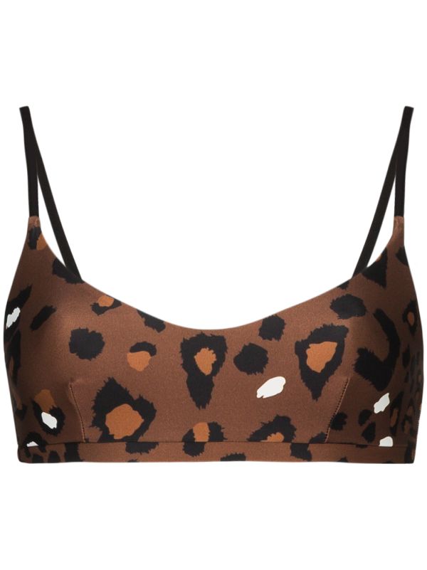 leopard print sports bra