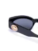 Versace Eyewear Black Angel cat eye sunglasses