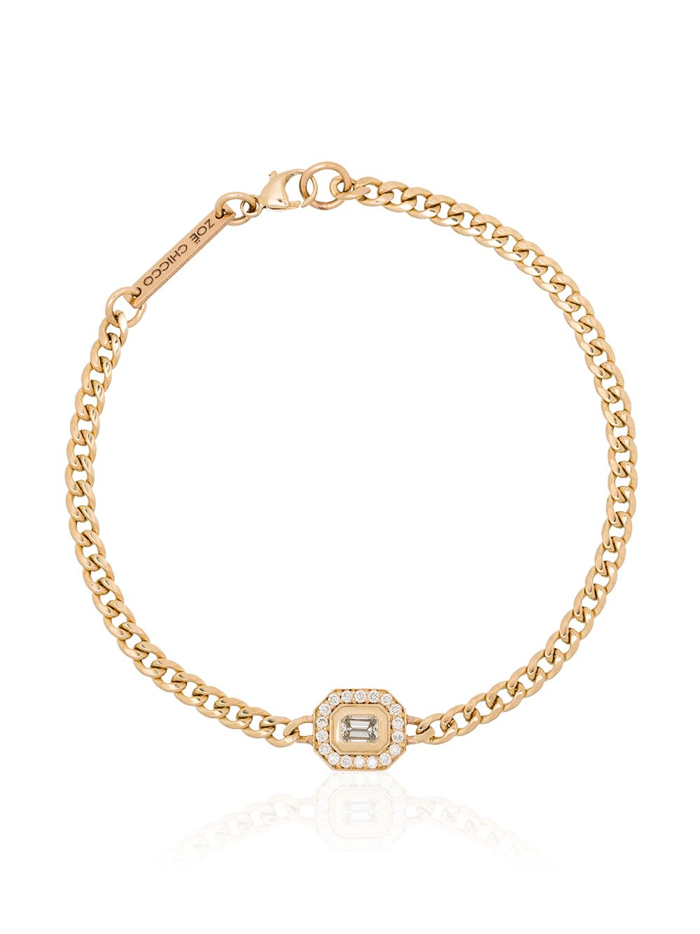 фото Zoe chicco zchicco 14k yg emrld ct dia brclt