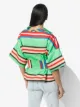 Rianna + Nina Claudia striped belted blouse