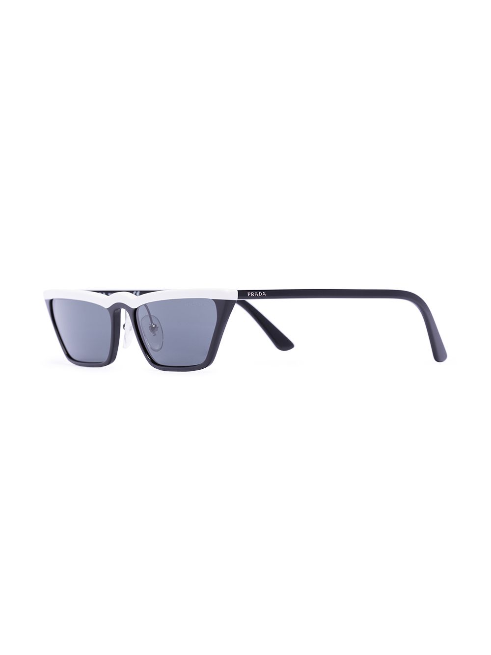 фото Prada eyewear black cat eye tinted sunglasses