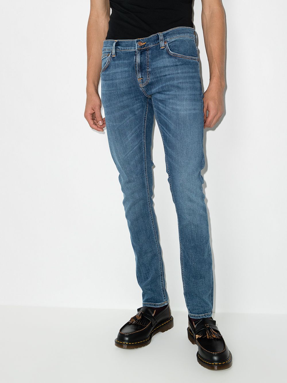 Nudie Jeans Skinny jeans - Blauw