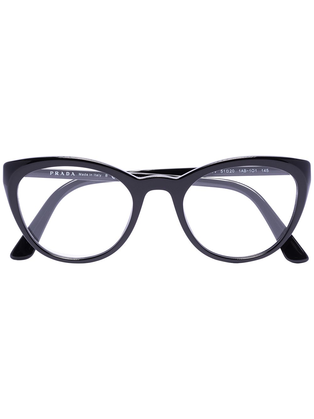 фото Prada eyewear black cat eye optical glasses