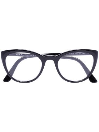 Prada Eyewear black cat eye optical 