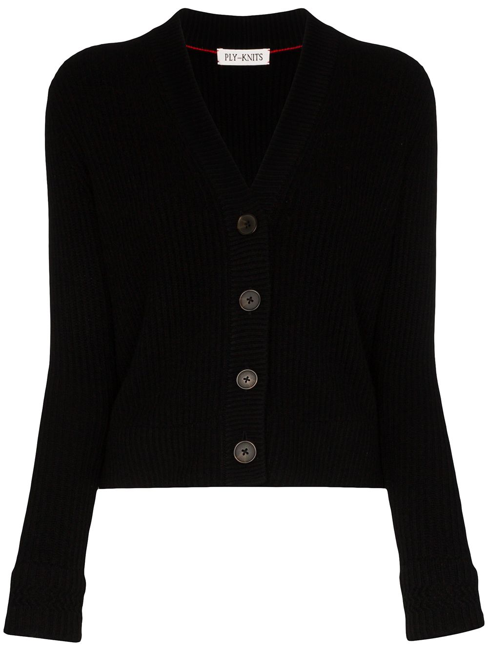 фото Ply-knits ribbed knit cardigan