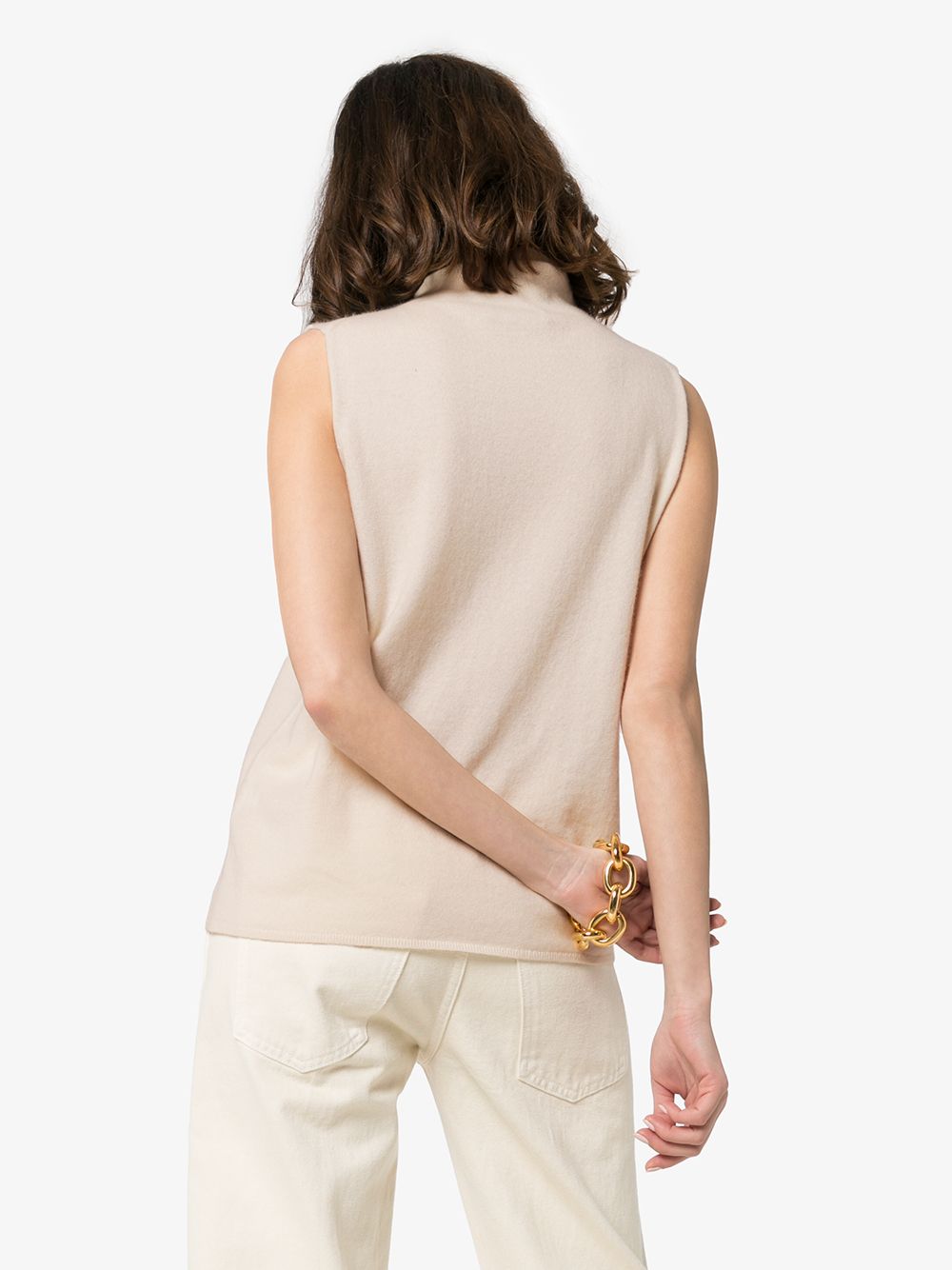 фото Ply-knits sleeveless turtleneck sweater